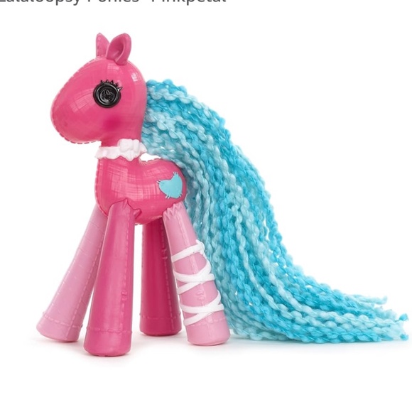 LaLaLoopsy 🧶Loopy Hair Jewel Sparkles doll & Pinkpetal Pony - Picture 10 of 15